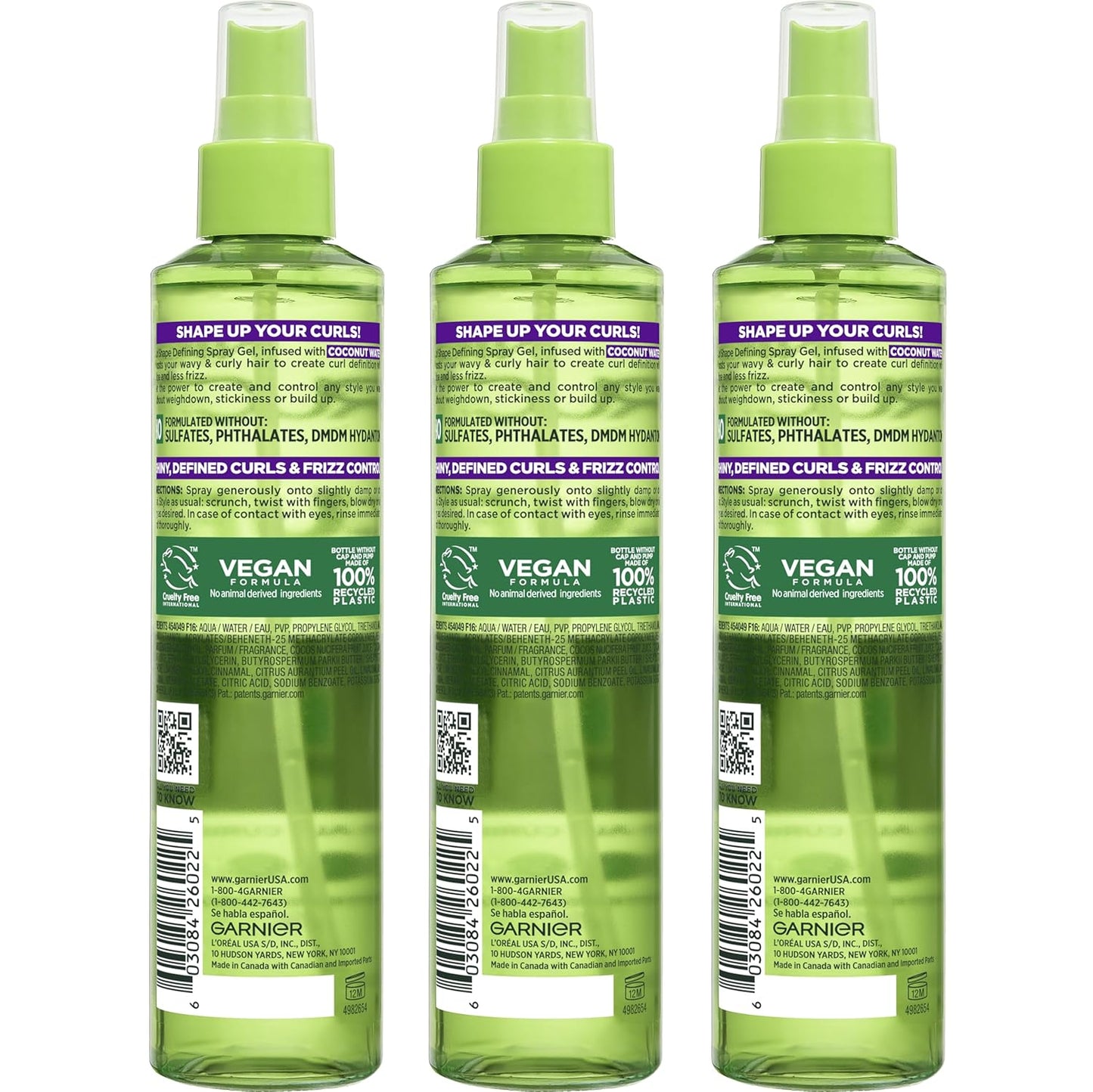 Garnier Fructis Style Curl Gel Spray – Quick-Fix Hair Routine to Start Your Day Confident