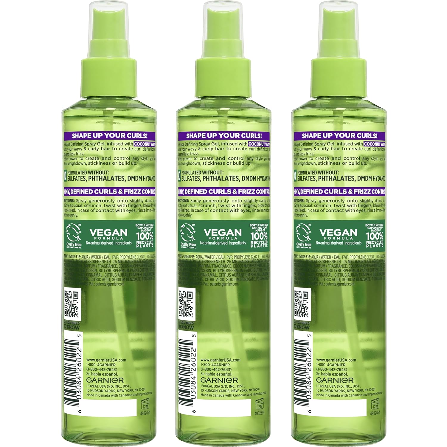 Garnier Fructis Style Curl Gel Spray – Quick-Fix Hair Routine to Start Your Day Confident