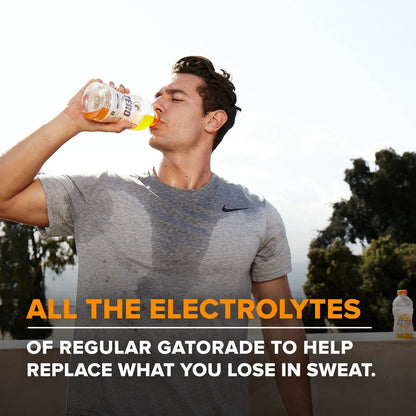 Gatorade G Zero Sports Drink – Desk-Side Hydration for Busy Professionals and Remote Workers, 12 Fl Oz Pack of 18