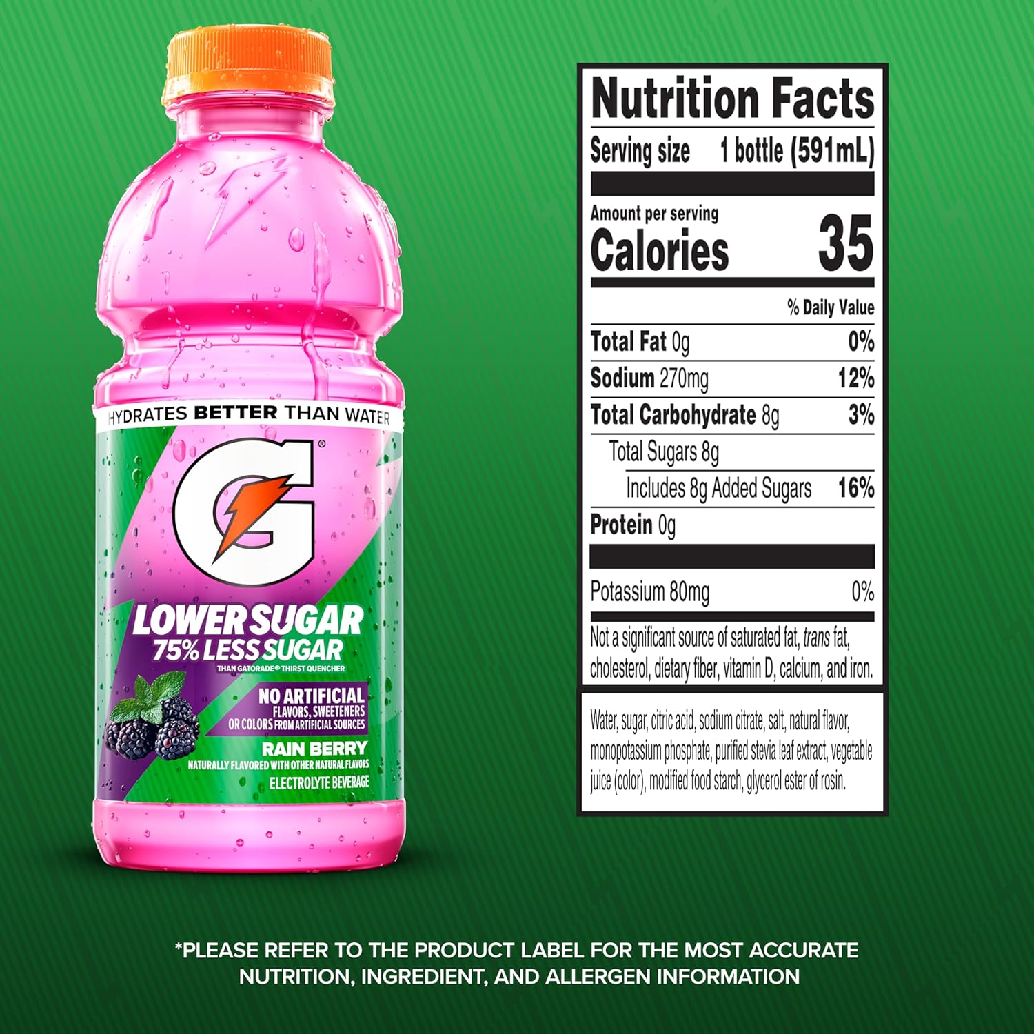 gatorade's #1 proven electrolyte blend with sodium, chloride, and potassium