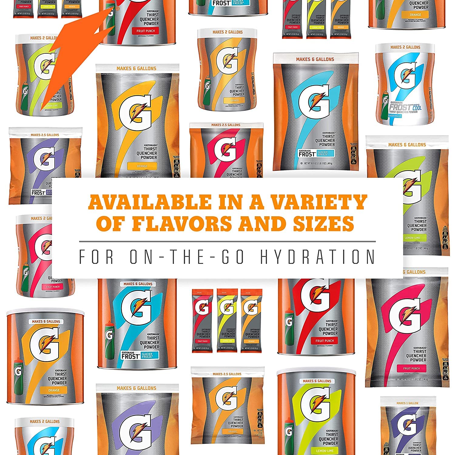 Gatorade Thirst Quencher 51 oz Powder – Post-Workout Electrolyte Replenishment for Home Gyms and CrossFit Boxes