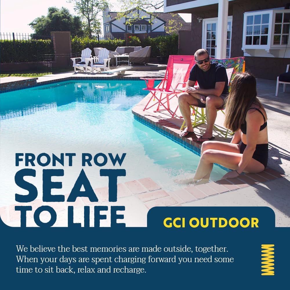 GCI Outdoor Comfort Pro Rocker Valentine's Day Gift for Her, Portable Rocking Chair for Relaxing Outdoors