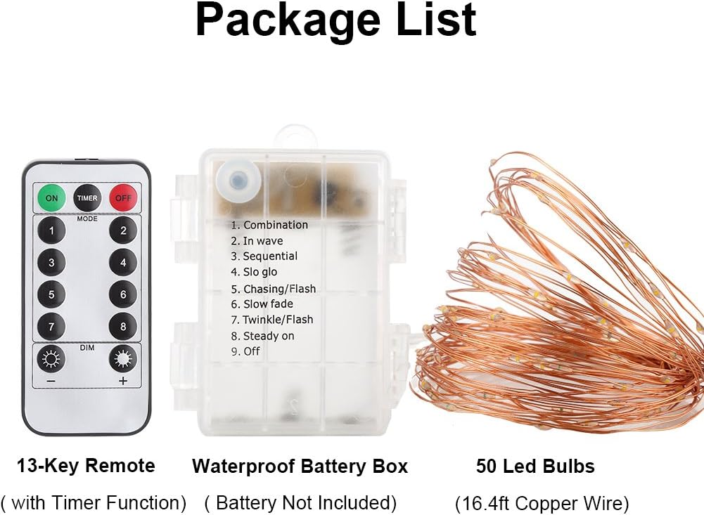 GDEALER 4-Pack Flameless LED Fairy Lights – Safe Sleep, Nursery, and Kids Room Lighting with Auto Timer