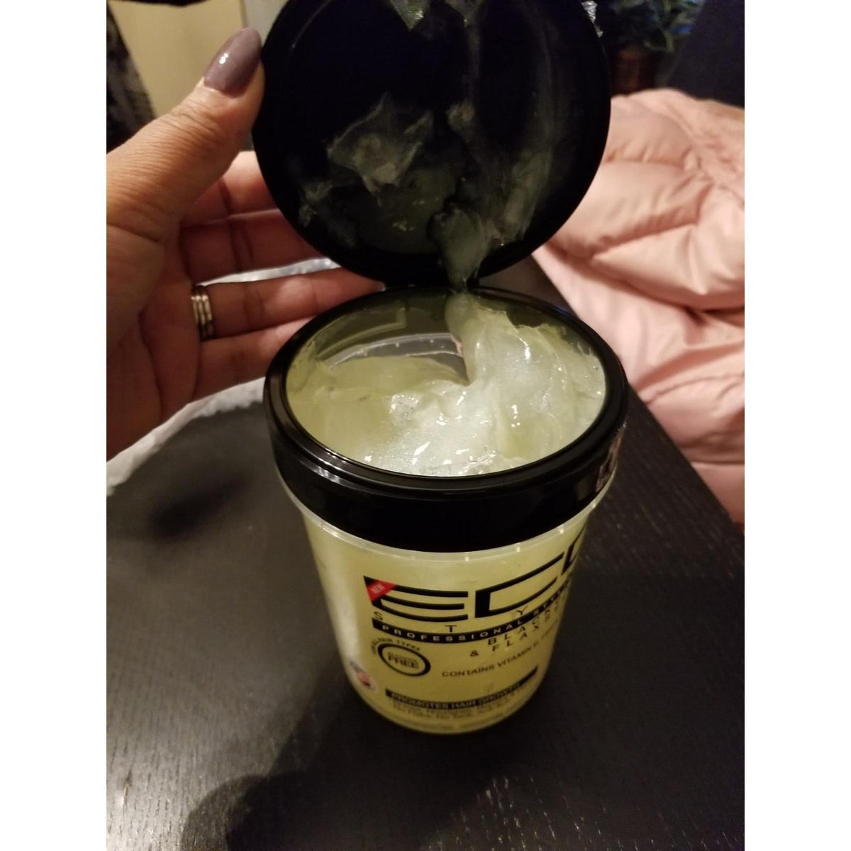 gel form with a clean scent suitable for all hair types and textures