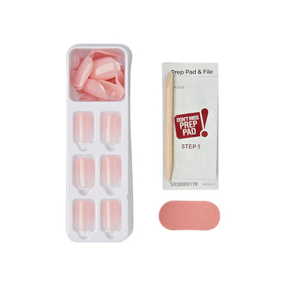 gel-like seamless, natural-looking finish