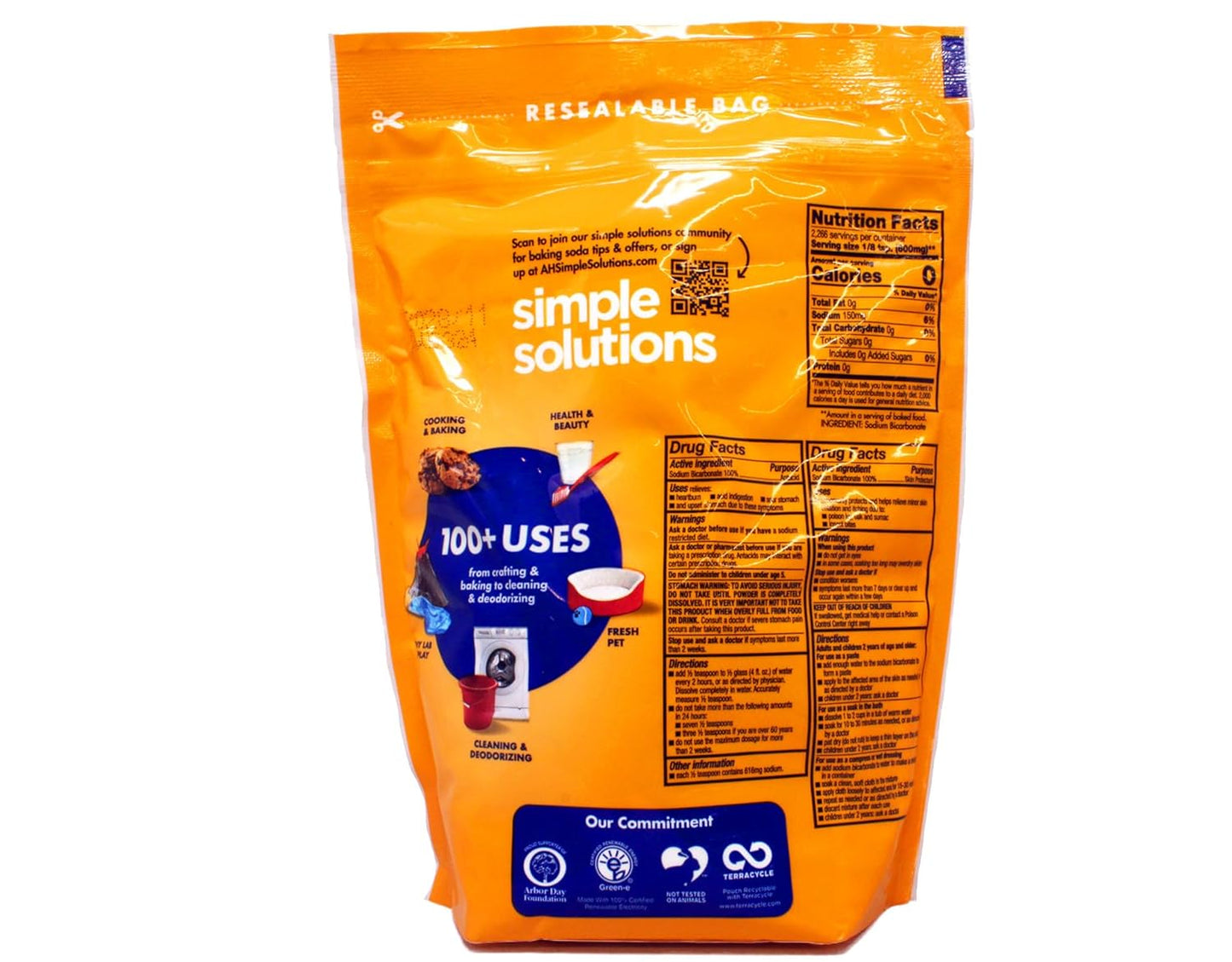generous 3-pound powder bag format for extended use