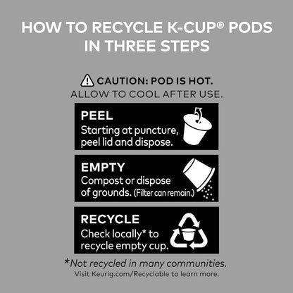 genuine k-cup pods engineered for compatibility with all keurig k-cup coffee makers