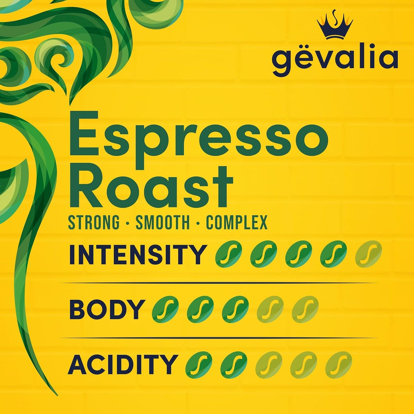 Gevalia Espresso Roast Ground Coffee – Elegant Heritage Gift for Coffee Lovers in the Home Kitchen