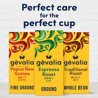 Gevalia Espresso Roast Ground Coffee – Elegant Heritage Gift for Coffee Lovers in the Home Kitchen