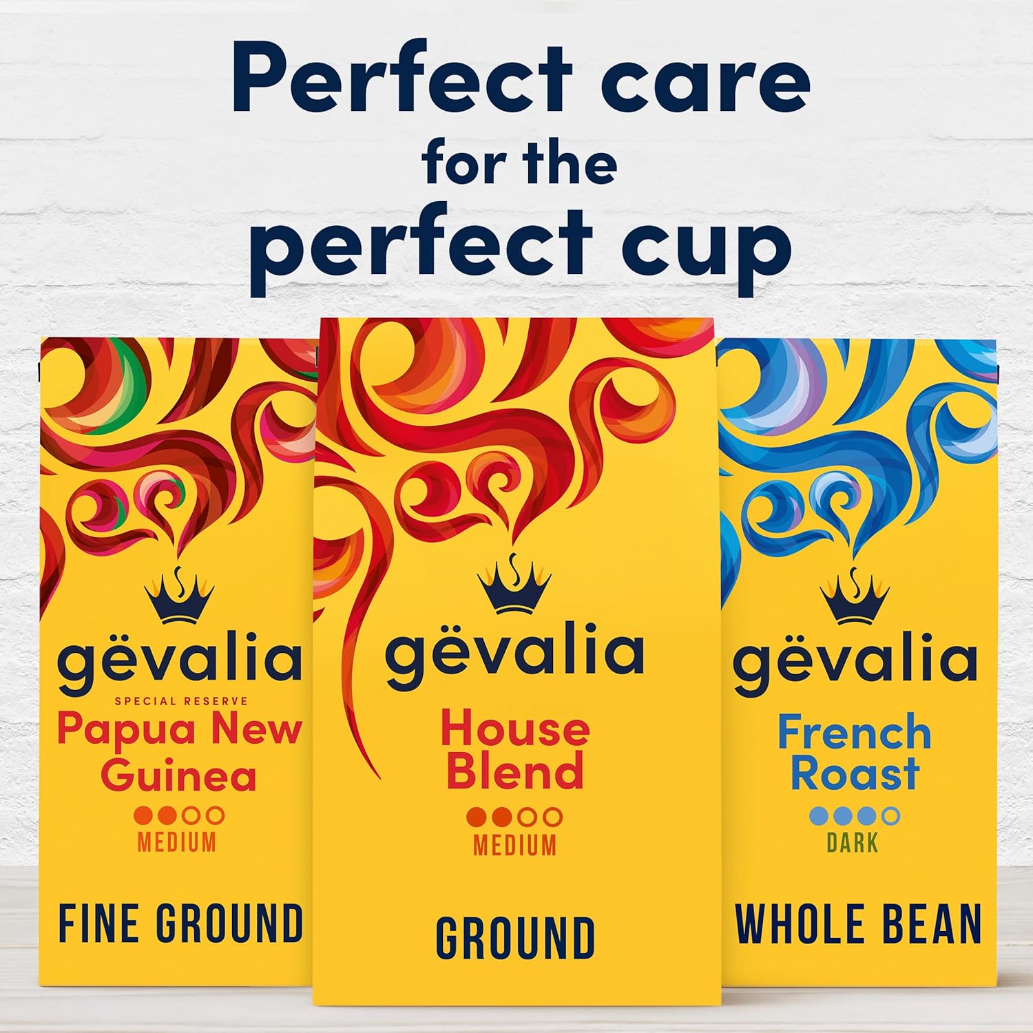 Gevalia House Blend 100% Arabica Ground Coffee – 4 Bag Multi Pack for Steady Daily Drip Brewing in Home Office