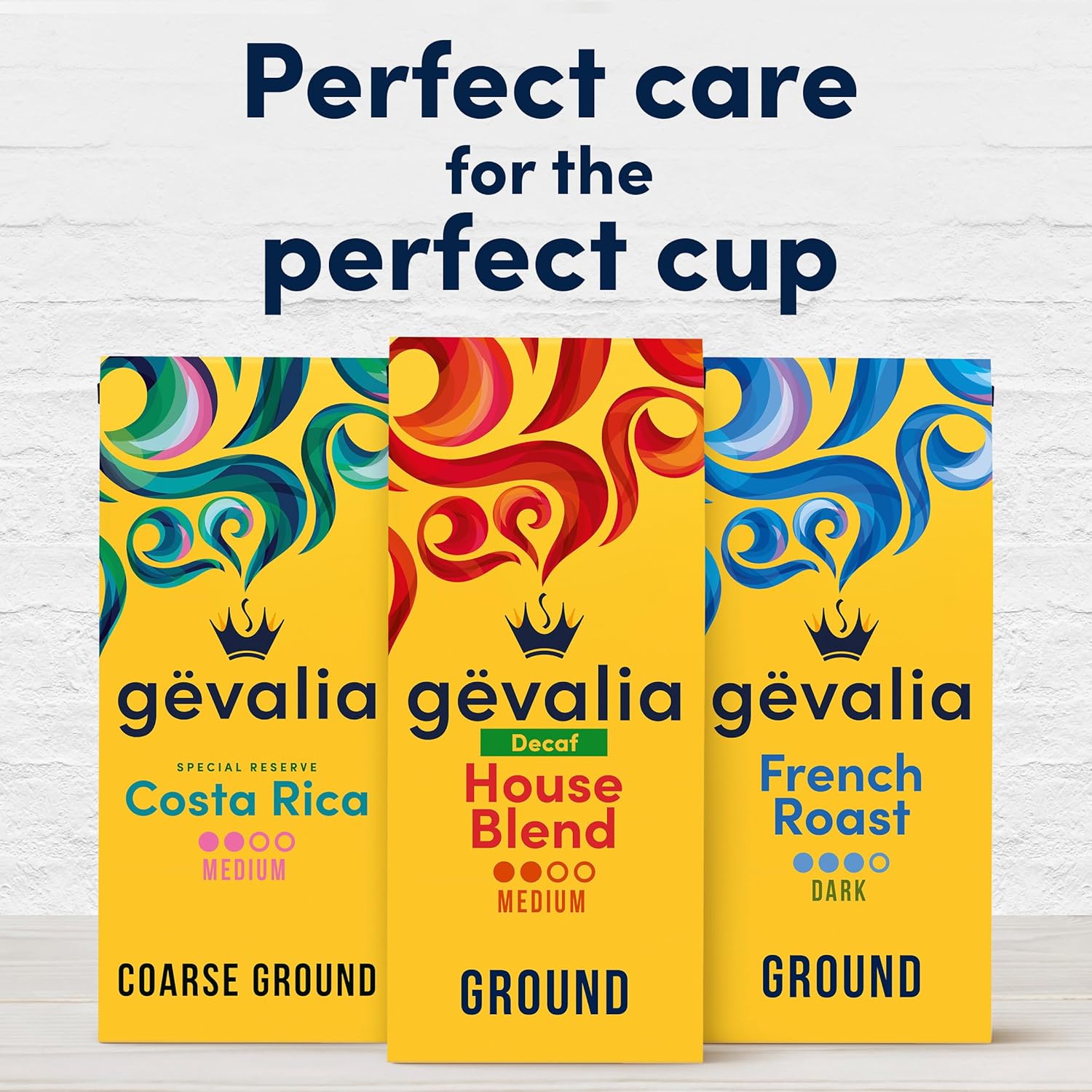 Gevalia House Blend Decaf Coffee – Caffeine-Free Calm for Bath Time and Bedtime, 12 oz Bag