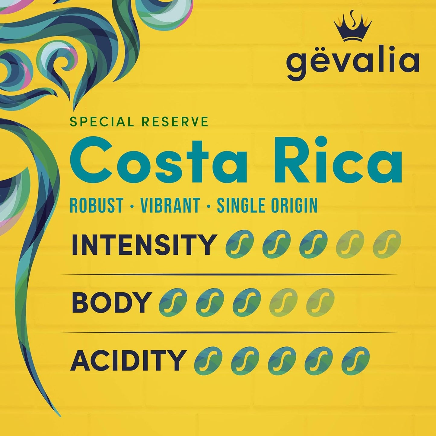 Gevalia Kaffe Special Reserve Costa Rica K-Cup Pods – Mindful Morning Ritual Coffee for Daily Self-Care Routines