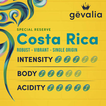Gevalia Kaffe Special Reserve Costa Rica K-Cup Pods – Mindful Morning Ritual Coffee for Daily Self-Care Routines