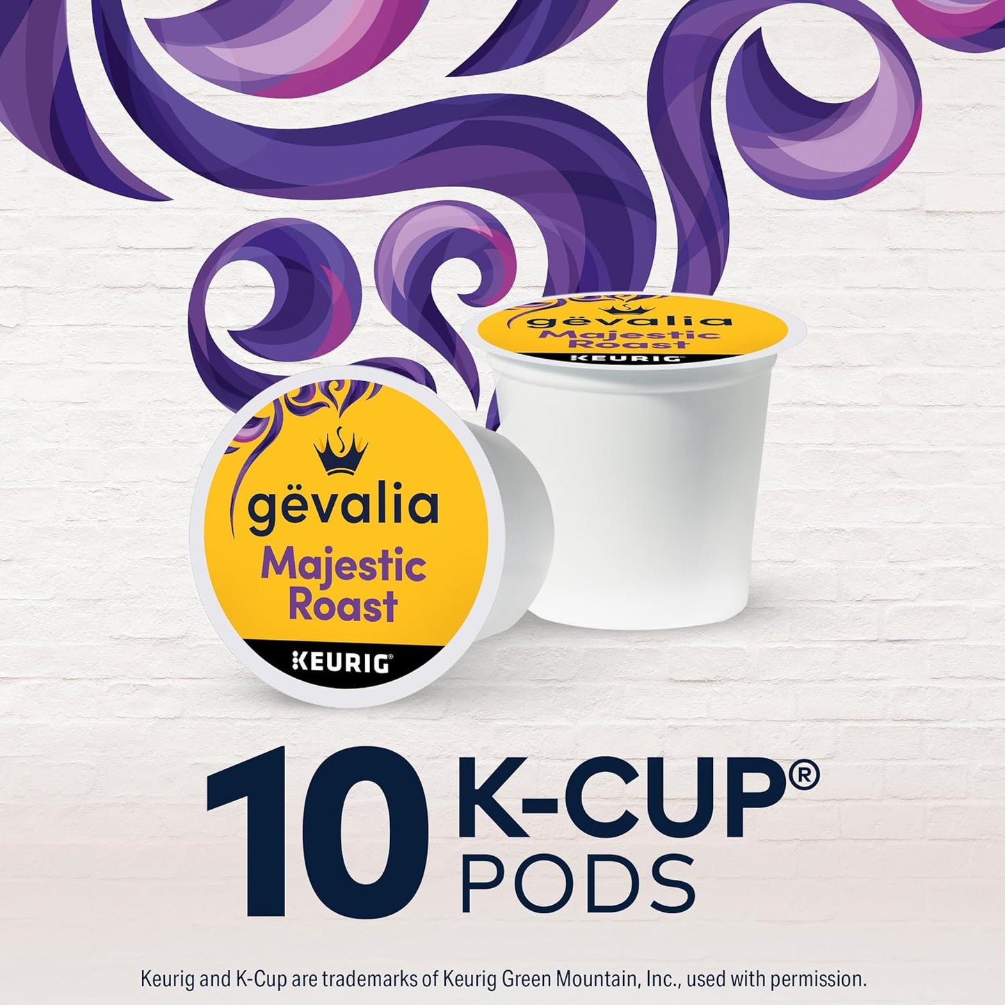 Gevalia Majestic Roast K-Cup Coffee Pods – Mindful Morning Ritual, Smooth Yet Bold Dark Roast for Calm Focused Starts