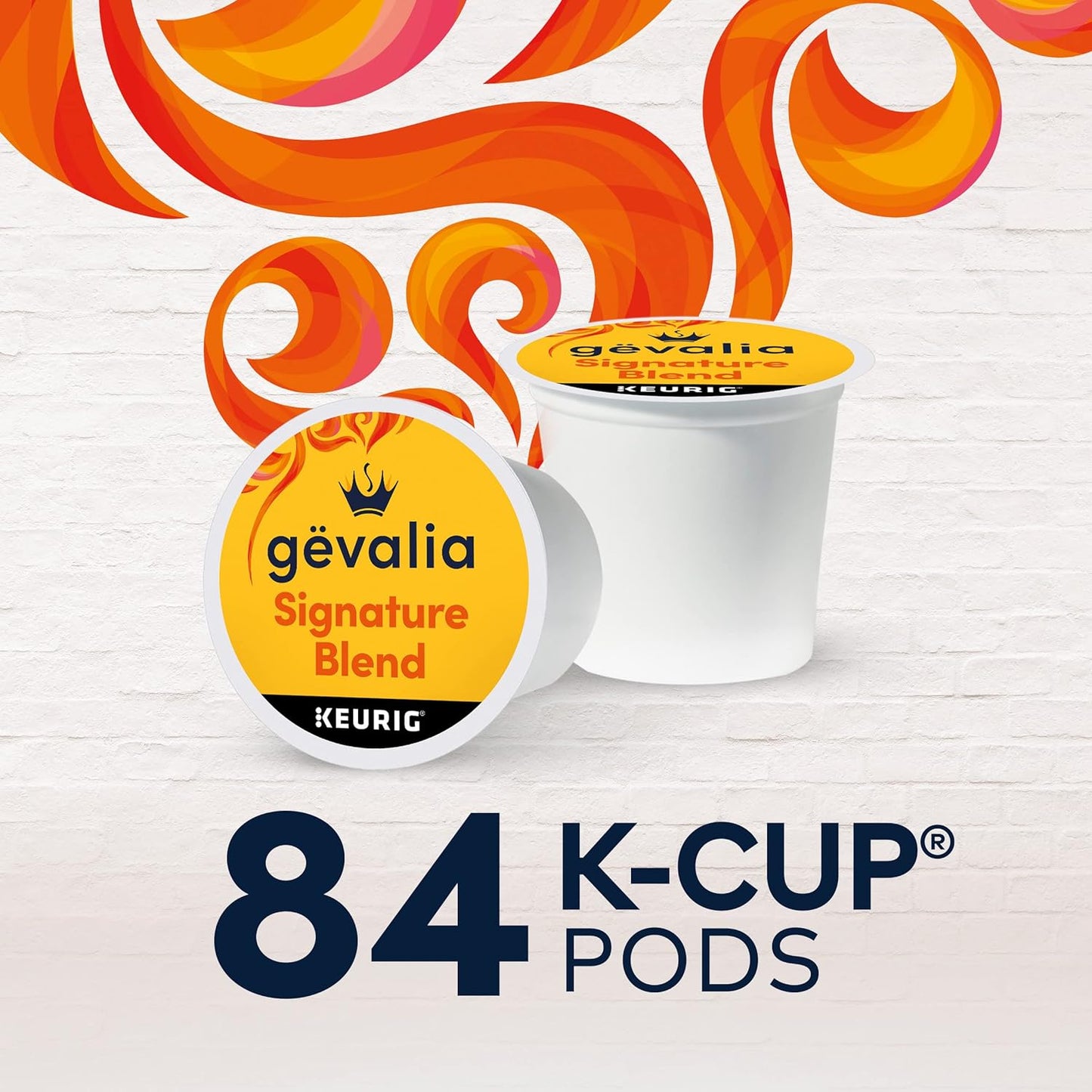 Gevalia Signature Blend Light Roast K-Cup Pods – Display-Worthy Coffee Box for the Styled Kitchen Counter, 84 ct