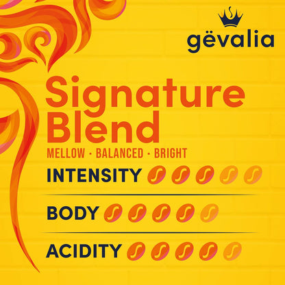 Gevalia Signature Blend Light Roast K-Cup Pods – Display-Worthy Coffee Box for the Styled Kitchen Counter, 84 ct