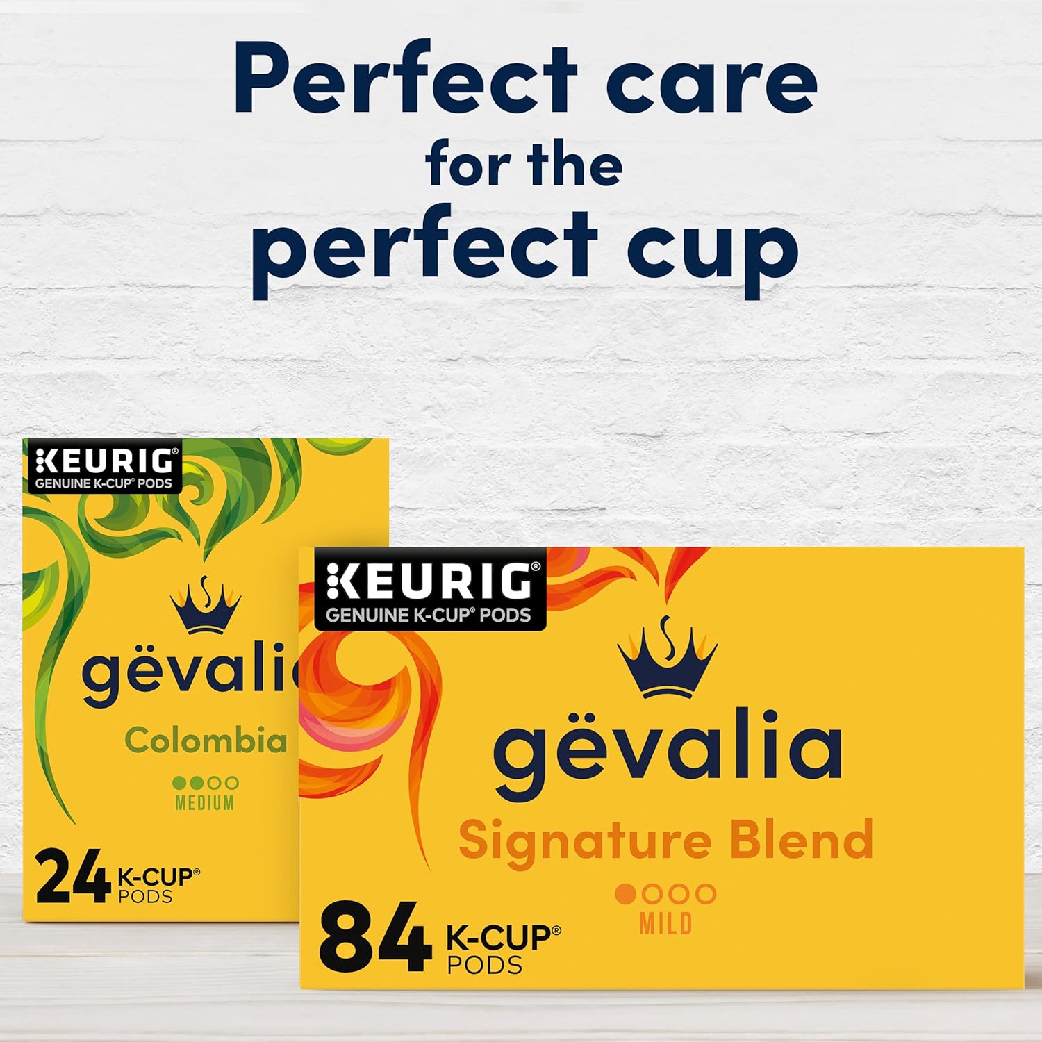 Gevalia Signature Blend Light Roast K-Cup Pods – Display-Worthy Coffee Box for the Styled Kitchen Counter, 84 ct