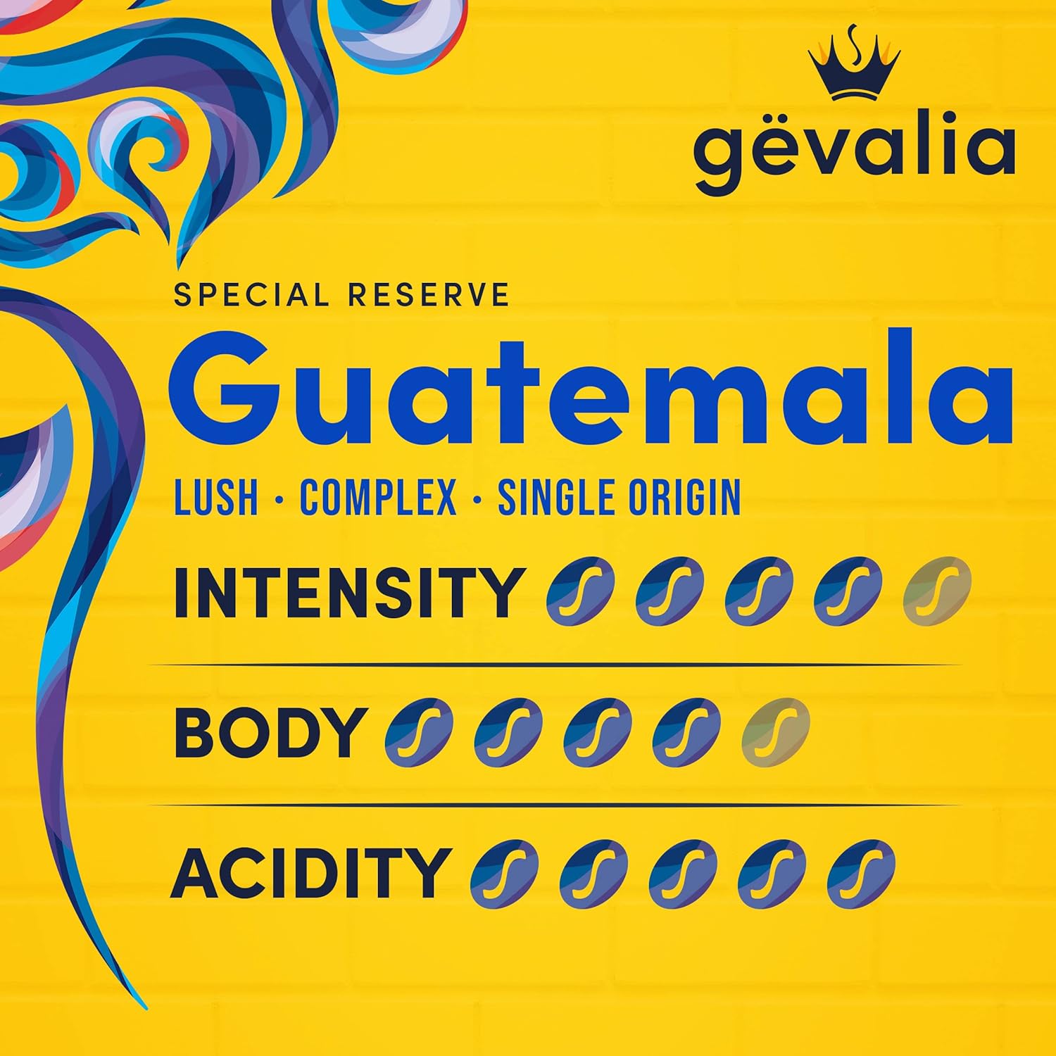 Gevalia Special Reserve Guatemala Single Origin – Earthy, Smoky Aromatic Coarse Ground Coffee for a Sensory Pour-Over Ritual