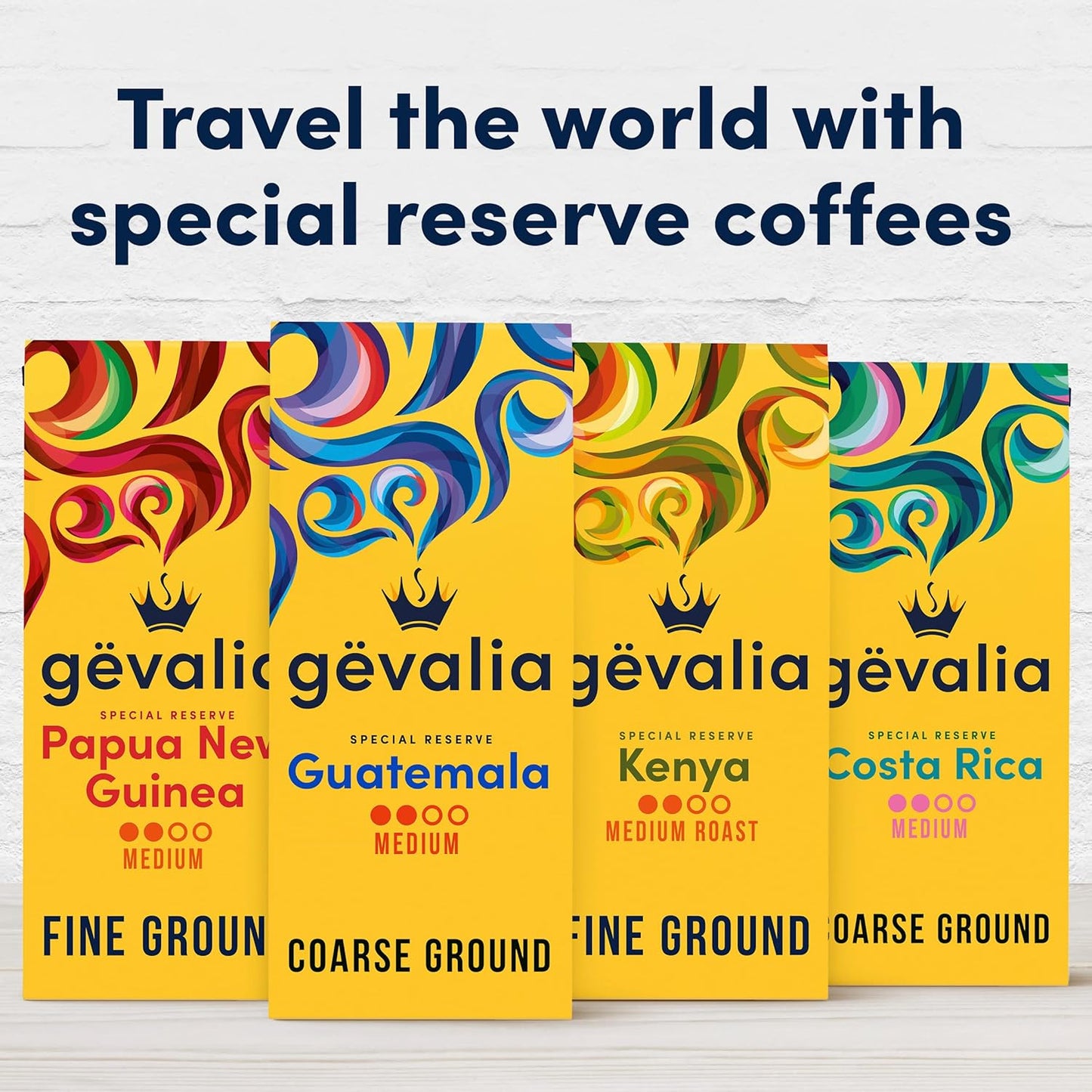 Gevalia Special Reserve Guatemala Single Origin – Earthy, Smoky Aromatic Coarse Ground Coffee for a Sensory Pour-Over Ritual