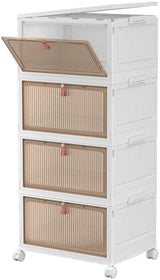 CTSNSLH Stackable Storage Bins with Lid 23QT - Understated Pantry Organizer for Intentional Kitchen Spaces