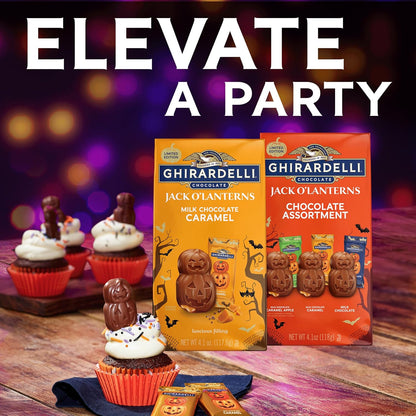 Ghirardelli Jack O' Lantern Halloween Chocolate Bag – Thoughtful Seasonal Gift for Neighbors, Teachers, and Coworkers