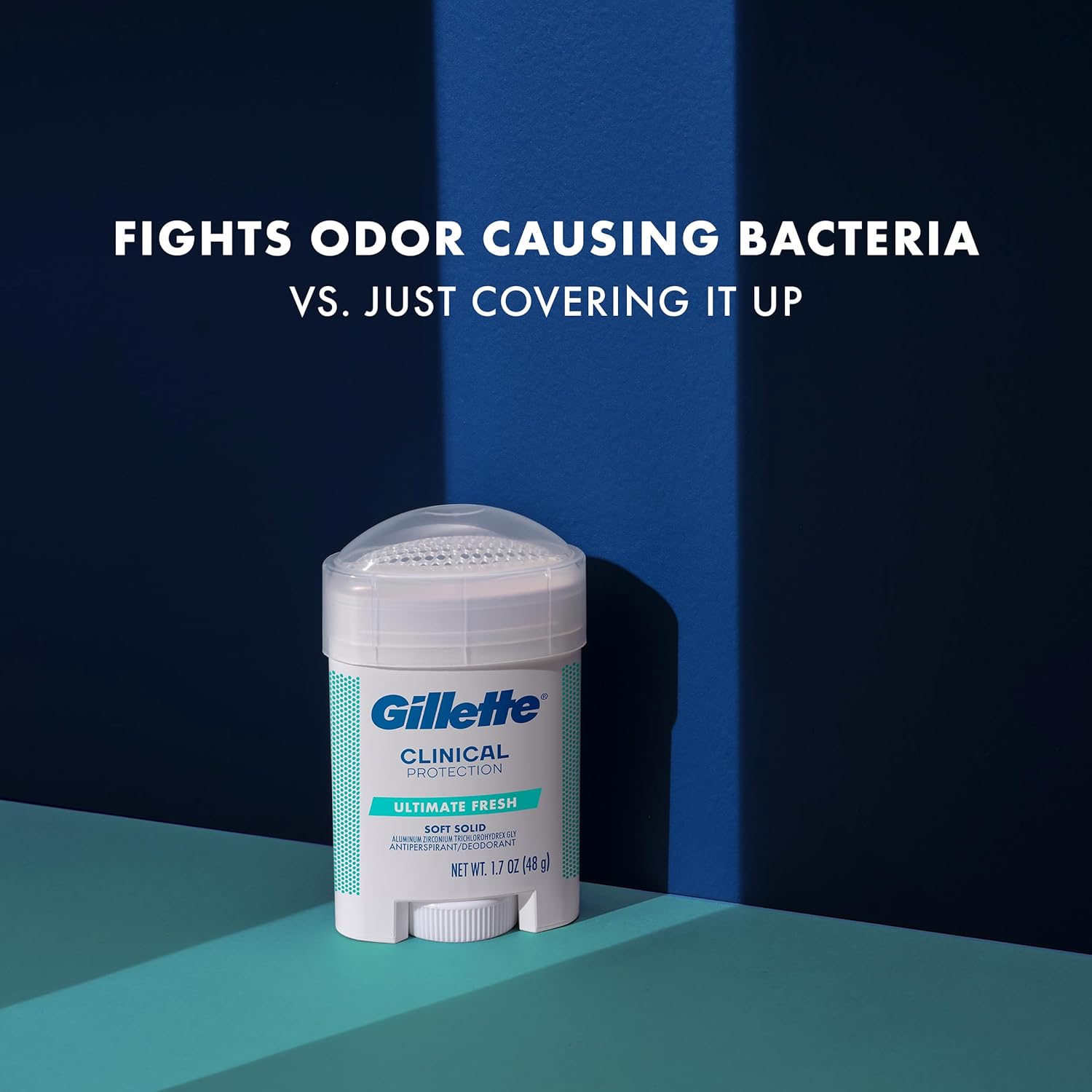 Gillette Clinical Antiperspirant for Men – Streamlined Grooming Cabinet, One-Step Sweat and Odor Control