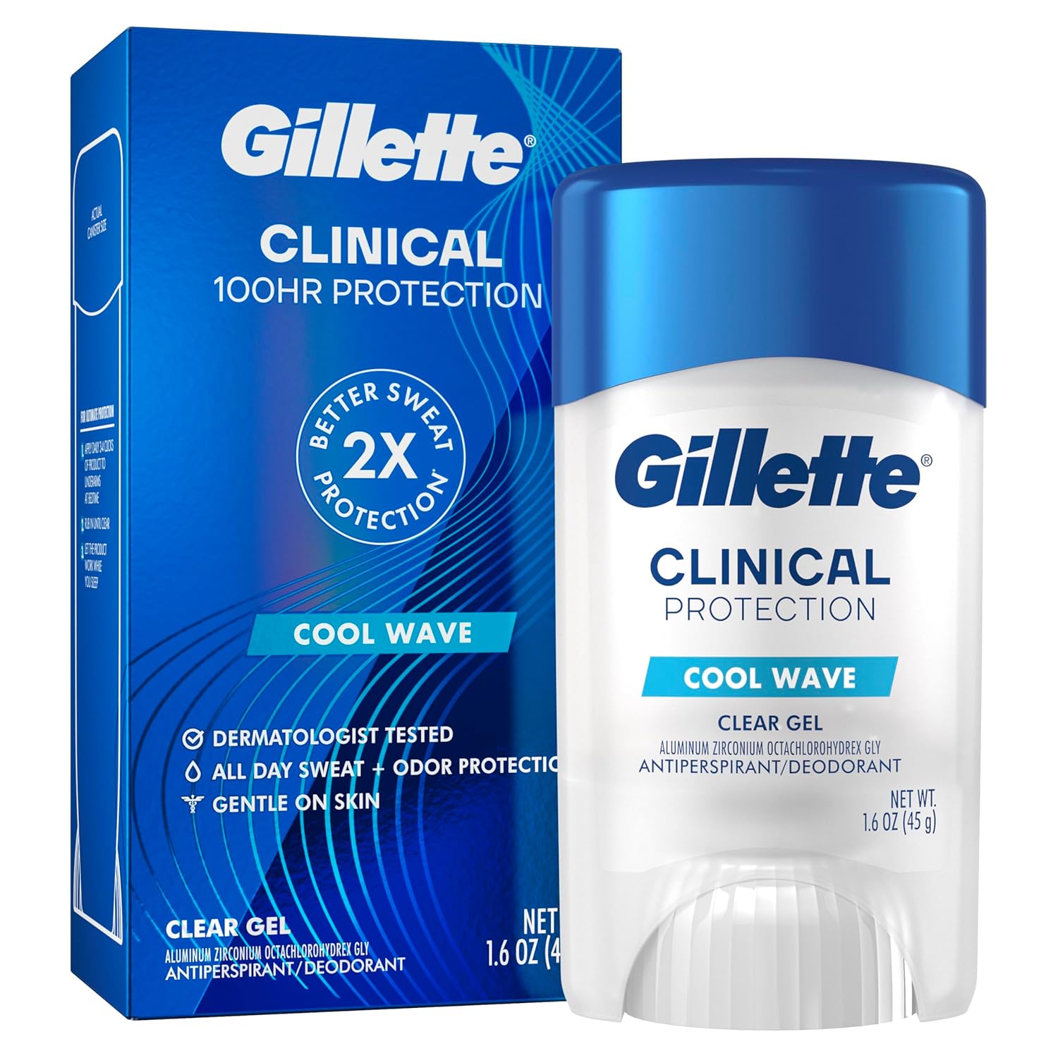 Gillette Clinical Men's Deodorant – Clinical-Strength Sweat Control for Mindful Morning Routines