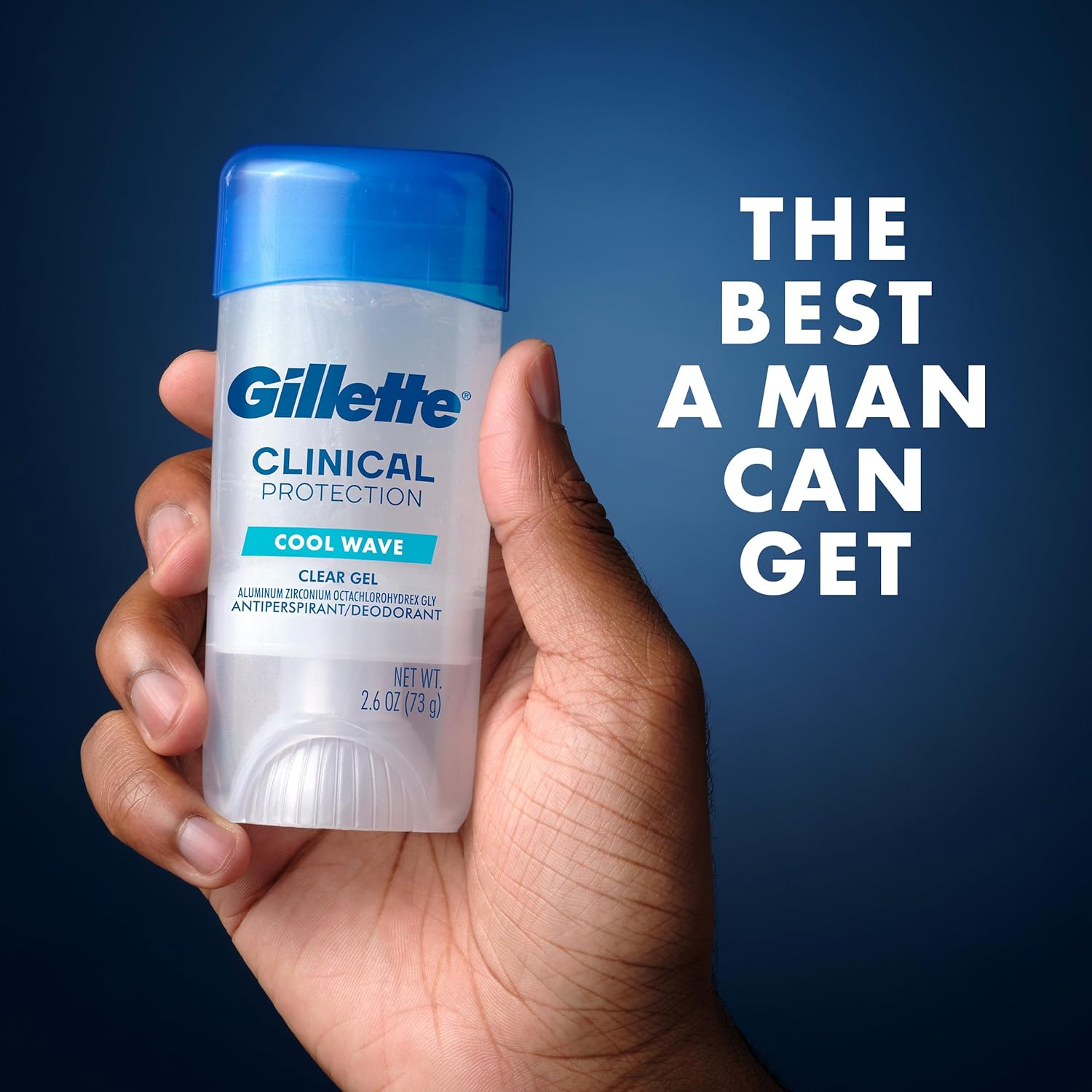Gillette Clinical Strength Deodorant for Men – Birthday Gift Idea for Husband with Anti-White Mark Clear Gel Formula