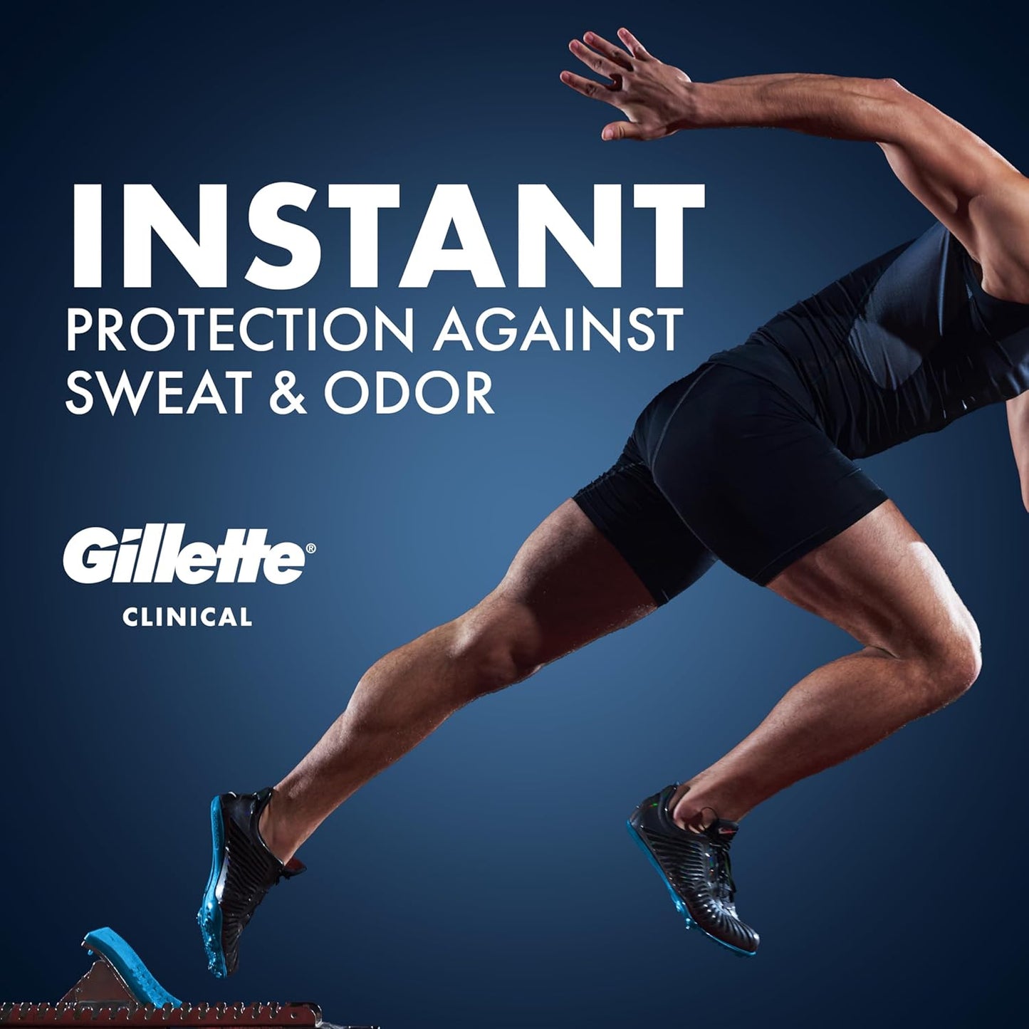 Gillette Clinical Strength Deodorant for Men – Birthday Gift Idea for Husband with Anti-White Mark Clear Gel Formula