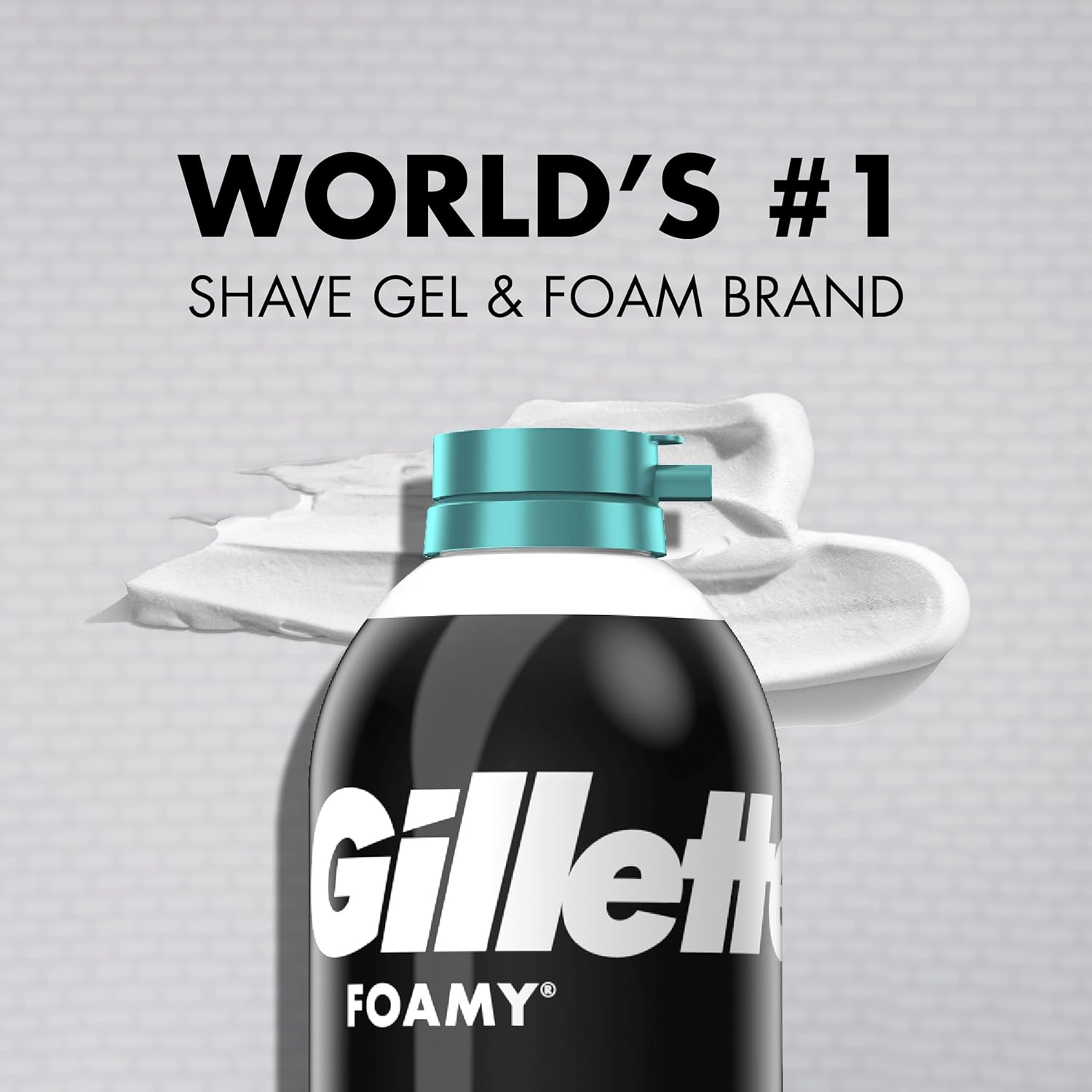 Gillette Foamy Sensitive Skin Cream – Calming Post-Shave Care for Men's Personal Wellness Routine