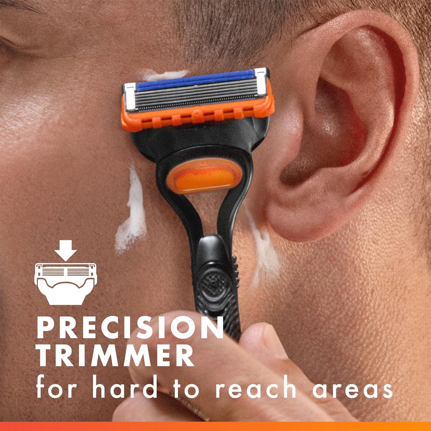 Gillette Fusion5 Men's Blade Refills – Comfortable Grooming for Your Morning Wellness Practice