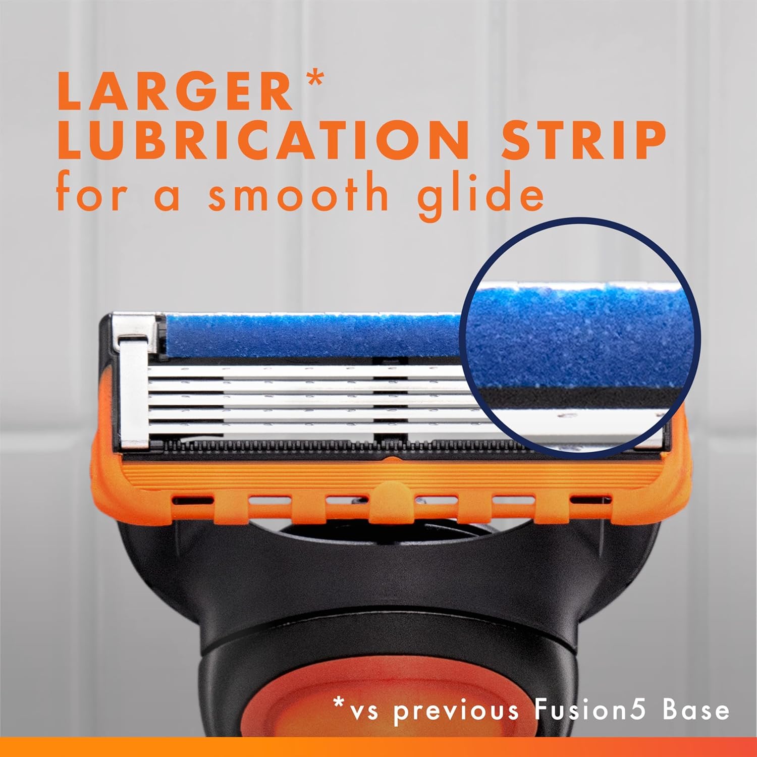 Gillette Fusion5 Men's Blade Refills – Comfortable Grooming for Your Morning Wellness Practice