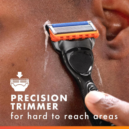 Gillette Fusion5 Power Razor for Men – Travel-Ready Battery Shaver for Hotel and Gym Bag Use