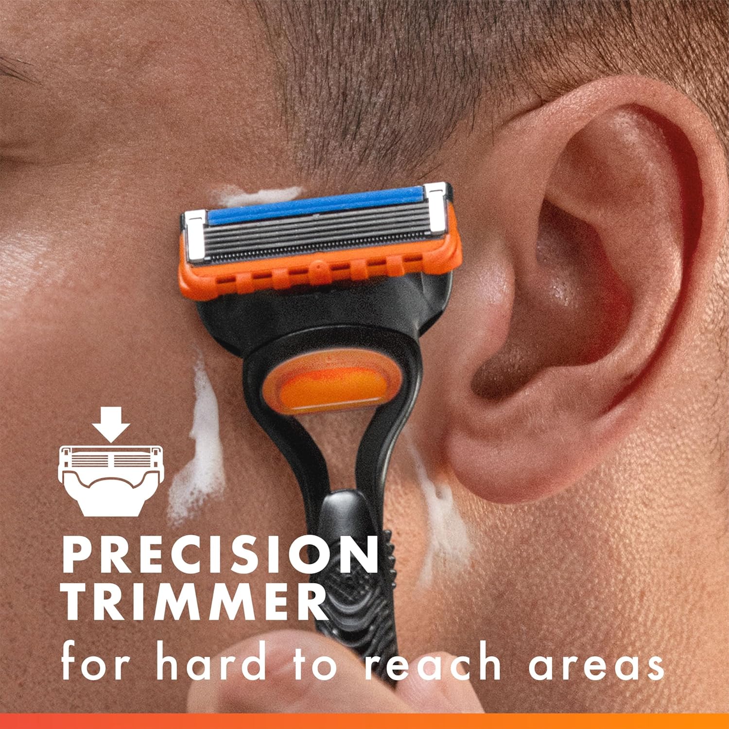 Gillette Fusion5 Shaving System – Anti-Friction Blades for a Soothing Morning Routine