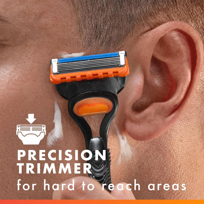 Gillette Fusion5 Shaving System – Anti-Friction Blades for a Soothing Morning Routine