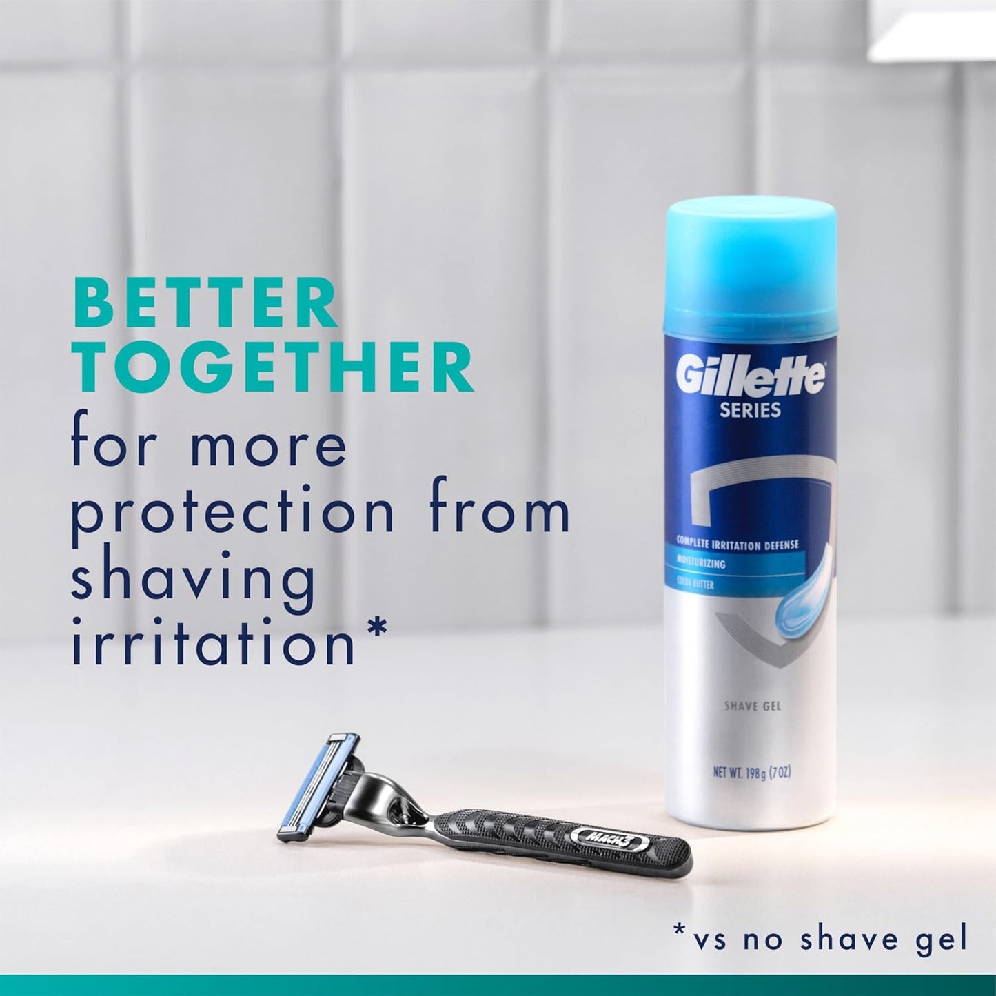 Gillette Mach3 Travel Razor – Durable Stainless Steel Handle for Gym Bags and Weekend Trips, 2 Refills