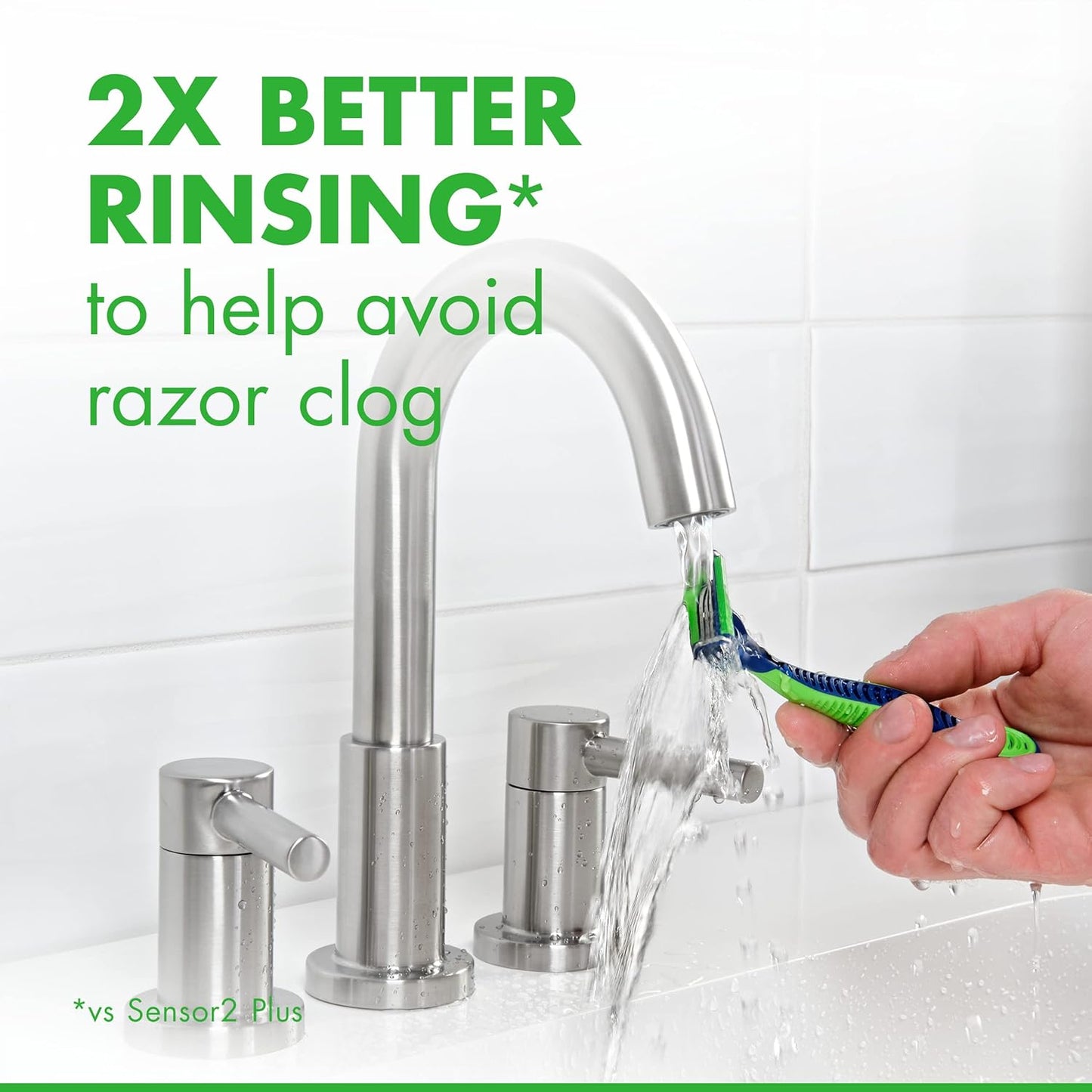 Gillette Sensor3 Sensitive Disposable Razors – Self-Care Shave for Irritation-Free Skin, 8 Count