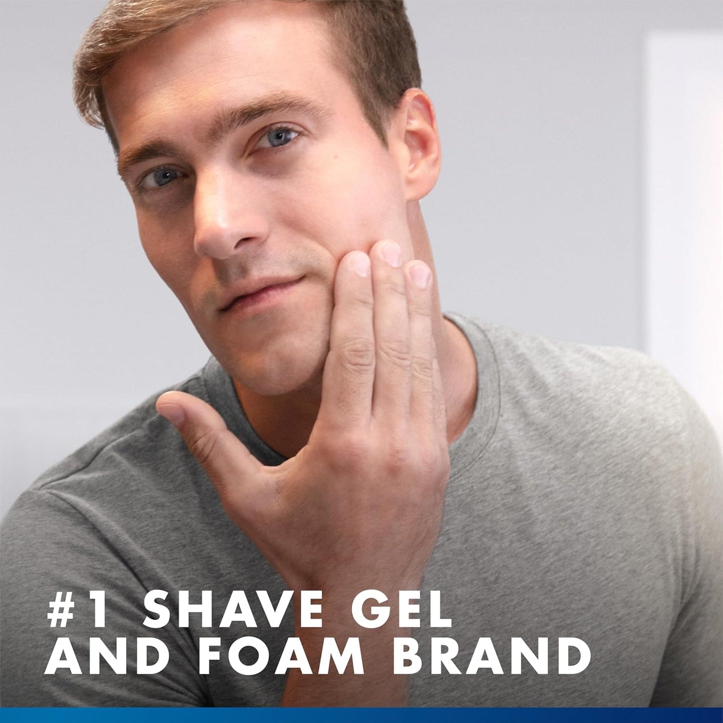 Gillette Series 3X Action Shave Gel – Cooling Sensitive Skin Care for Mindful Morning Routines