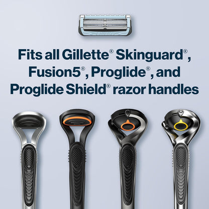 Gillette SkinGuard Blades for Men – Soothing Morning Shave Ritual, 8 Refill Cartridges for Sensitive Skin