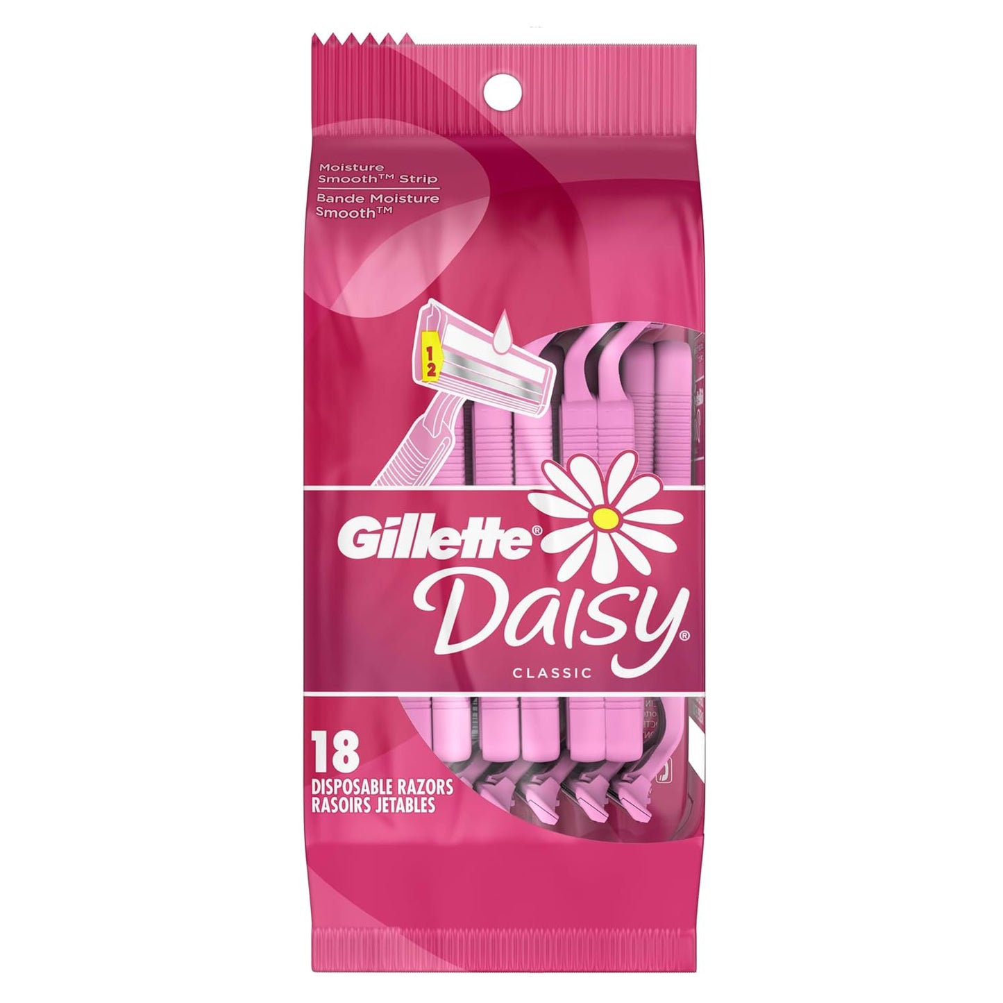 Gillette Venus Simple Shavers – 36-Pack Essentials, Minimal Design Maximum Control