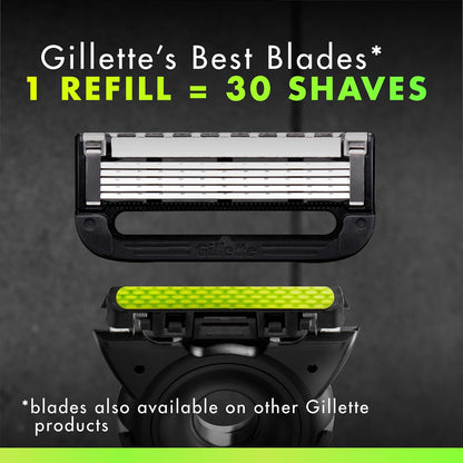 GilletteLabs Men's Shaving System with Built-In Exfoliation – Grooming Routine for Sensitive Skin Care
