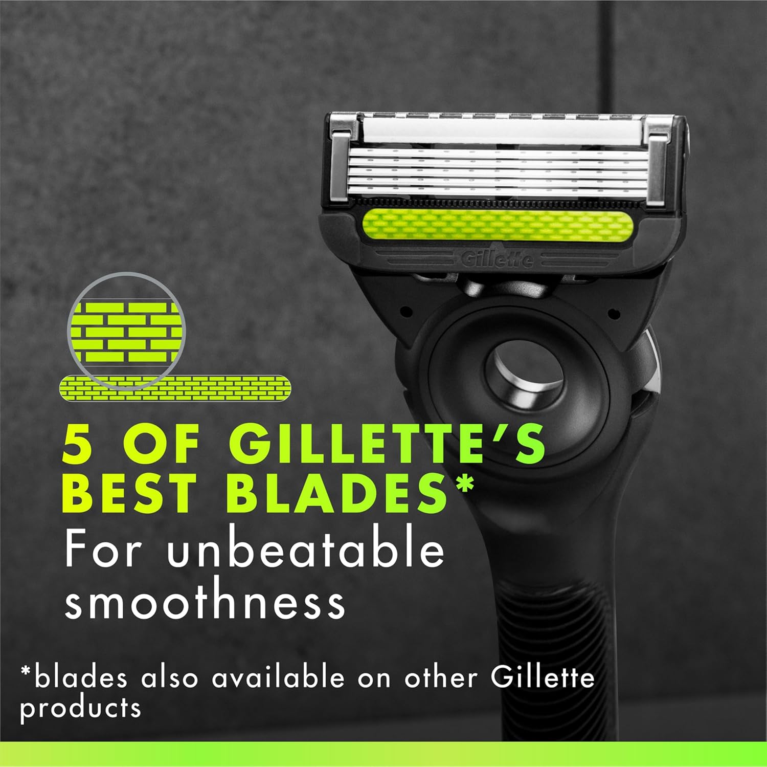 GilletteLabs Razor Blade Cartridges – Gentle, Irritation-Free Shave for Your Morning Wellness Practice