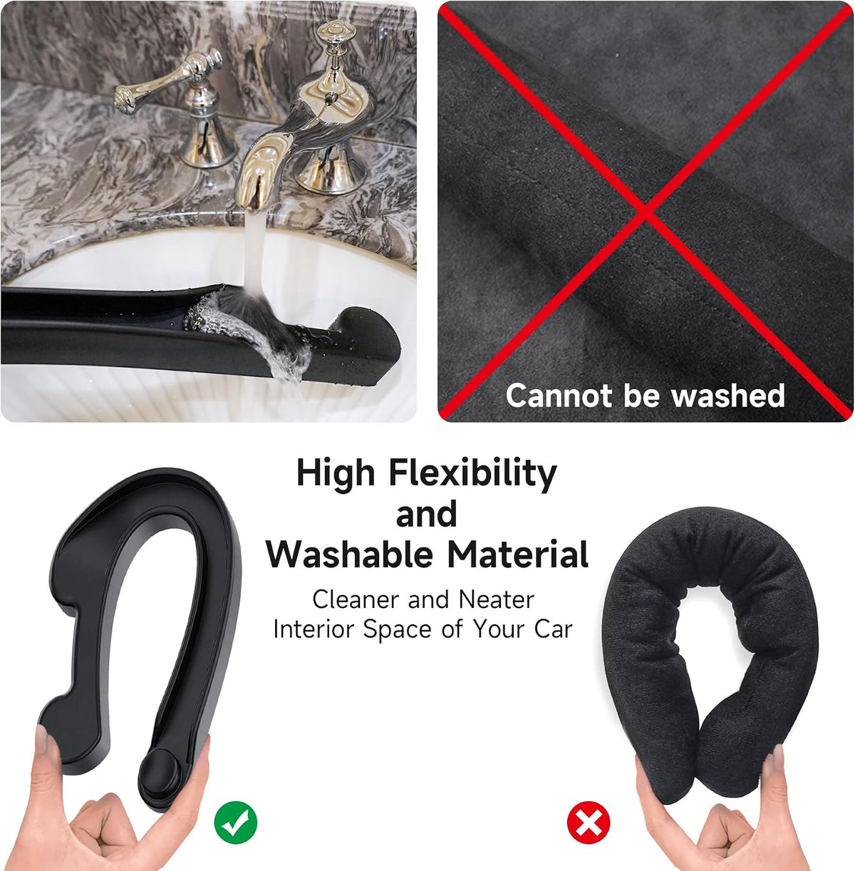Givifive Car Gap Filler – Sleek Double-Sided Foam Insert in 8 Colors for an Uncluttered Look