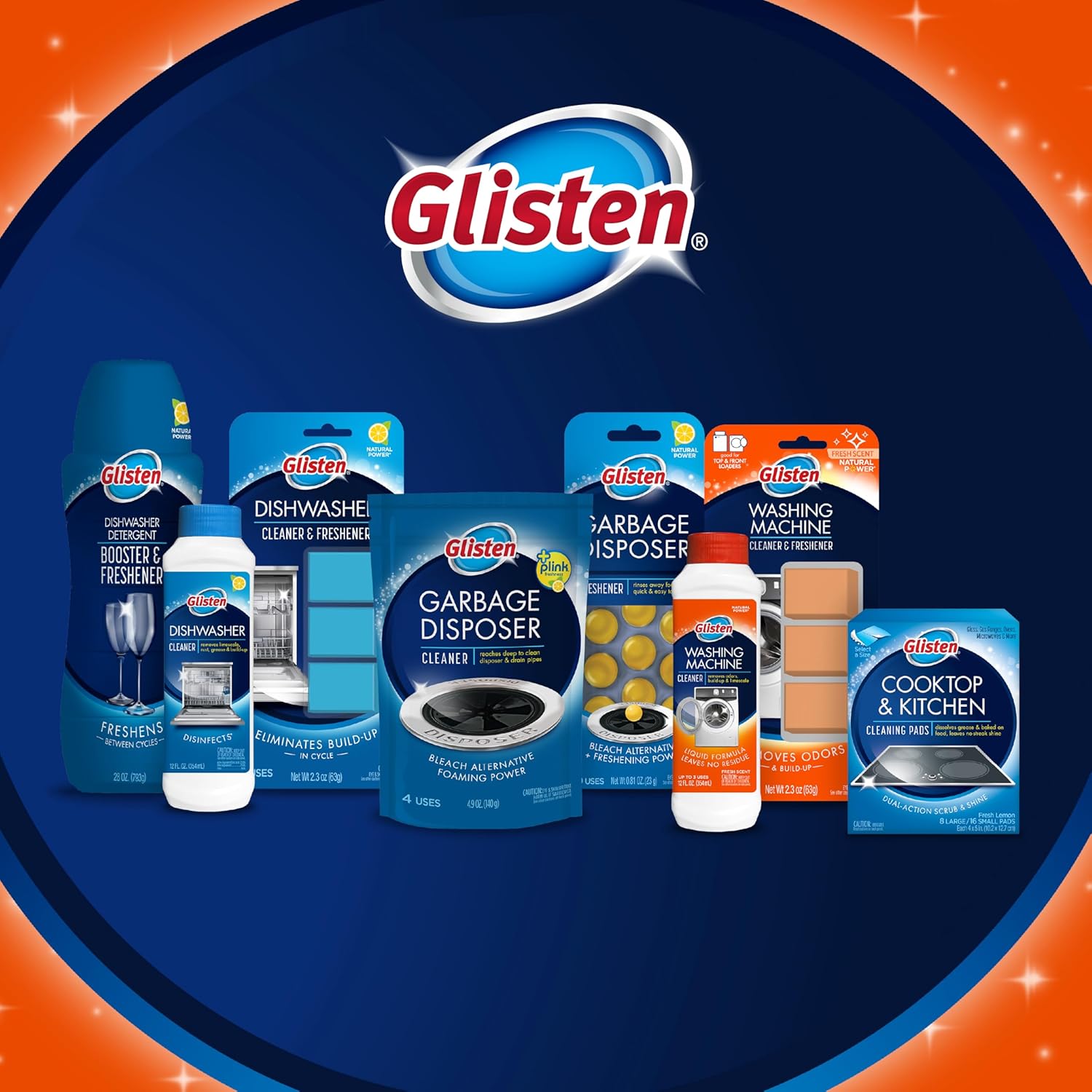 Glisten Washing Machine Cleaner – Septic and Plumbing Safe Washer Care with No Harsh Fumes
