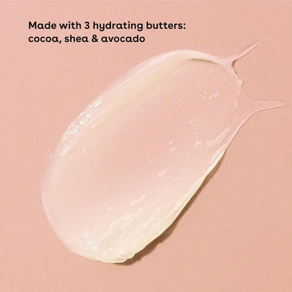 glossy finish suitable as a lip treatment or topper