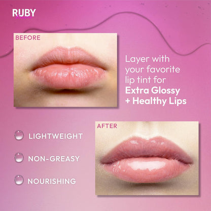 glossy finish with no color transfer commitment