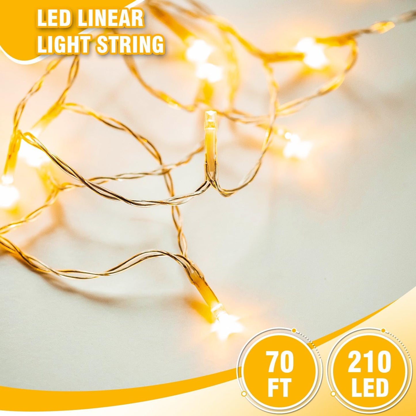 GlowNEST LED String Lights – Flameless, Cool-to-Touch Bedroom and Living Room Lighting for Safer Nights