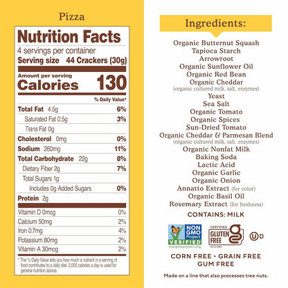 gluten-free, grain-free, corn-free, and non-gmo project verified certifications