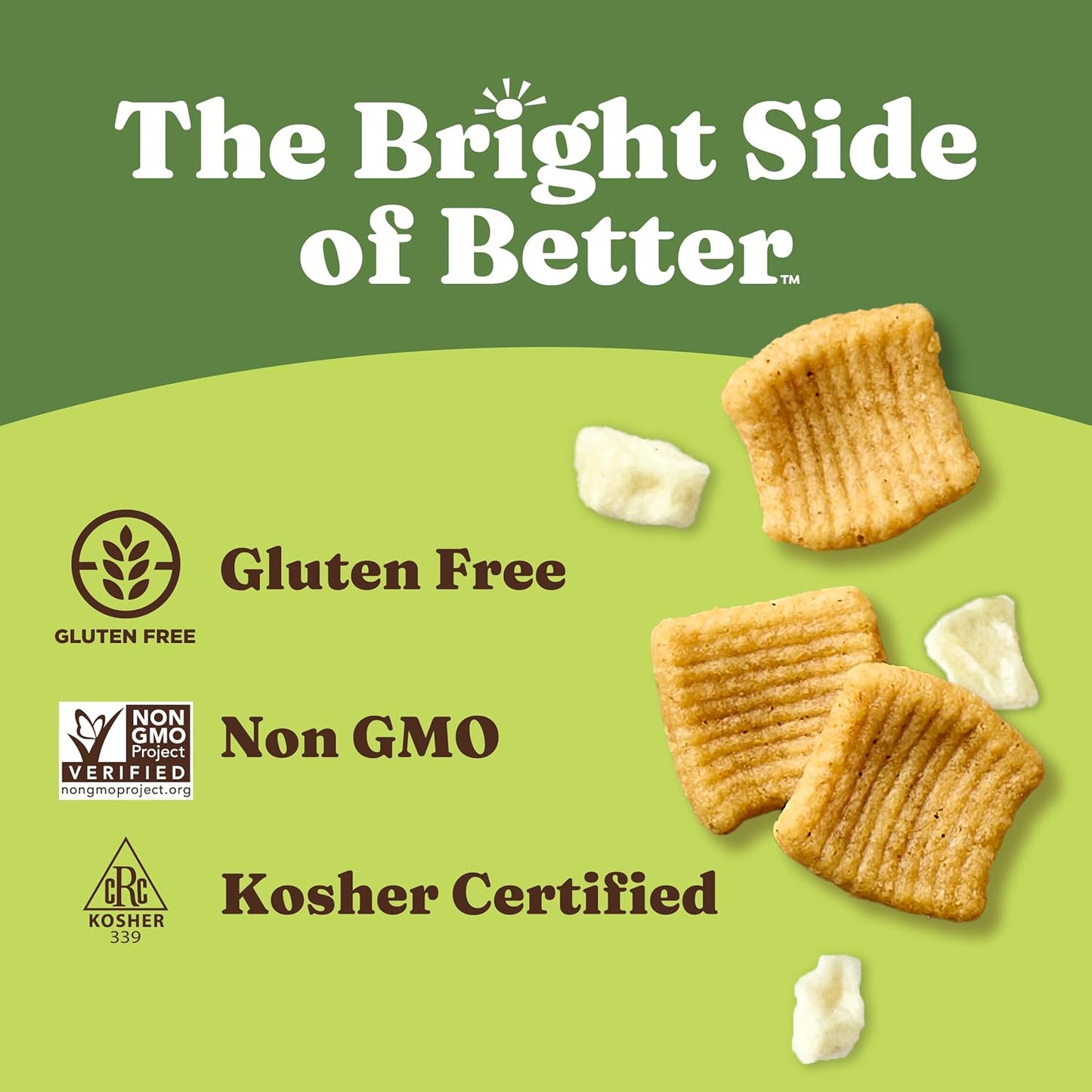 gluten free, non-gmo project verified, and kosher certified