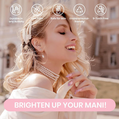 gluten-free, non-toxic, gentle formula designed for nail health